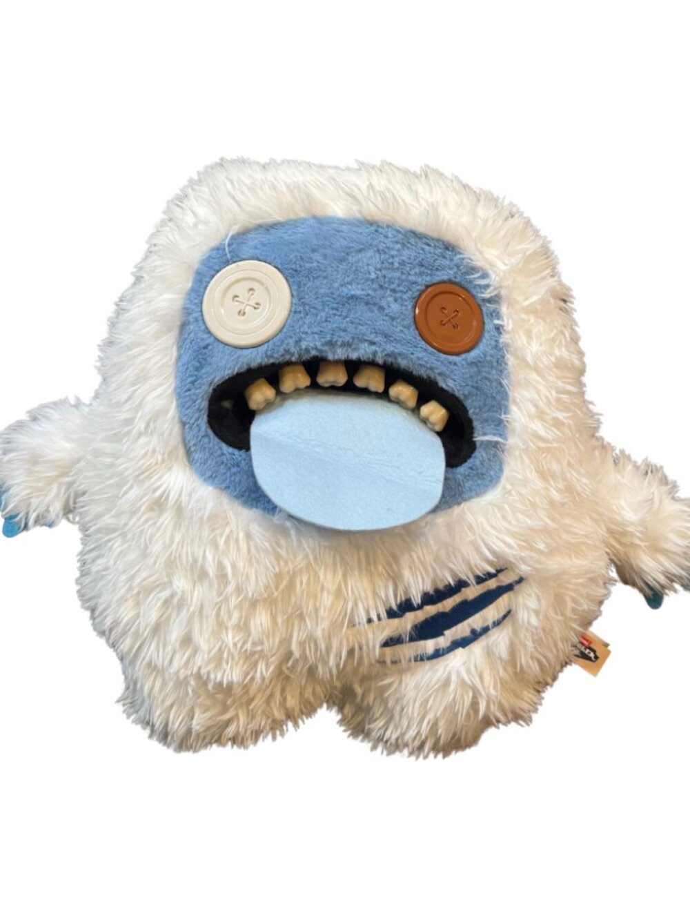 ZURU Fuggler Chunky Fuggs Yeti Breezy Funny Ugly Monster Plush Stuffed Toy NWT